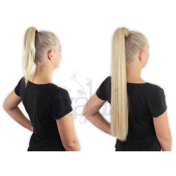 ZALA - 16/22/26-INCH KERATIN CLIP-IN PONYTAIL EXTENSION - REMY PONYTAIL HAIR  CLIPS