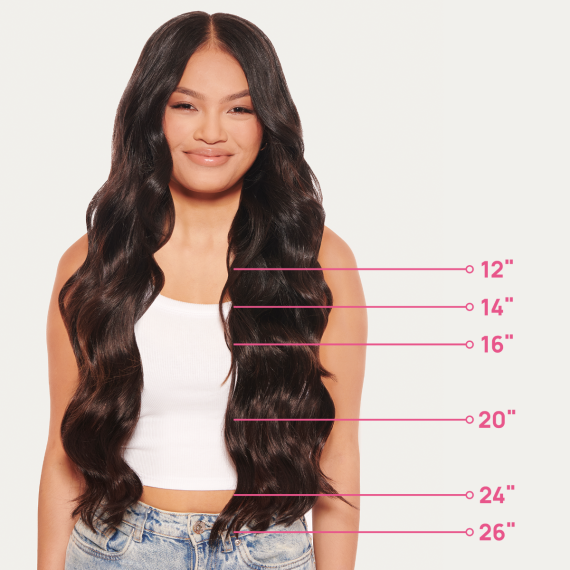 CLIP-IN HUMAN HAIR EXTENSIONS 26-INCH - 9PC REMY CLIP-IN HAIR EXTENSIONS