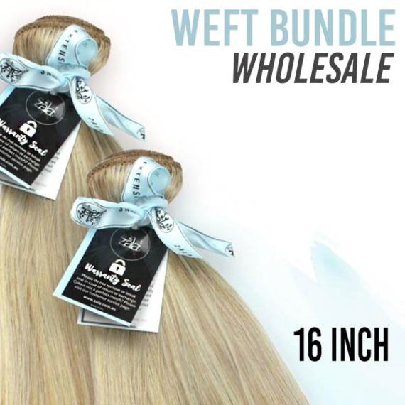 ZALA - 16-INCH WEFT BUNDLES/EXTENSIONS WHOLESALE — 100% HUMAN REMY HAIR