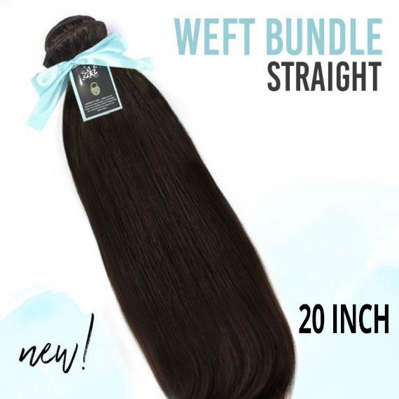 ZALA - 20-INCH WEFT BUNDLES/WEAVE HAIR EXTENSIONS - STRAIGHT 100% REMY  HUMAN HAIR