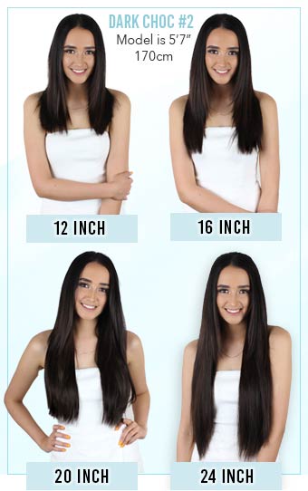 hair extensions 16 inch