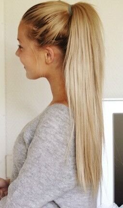 ponytail with clip in hair extensions