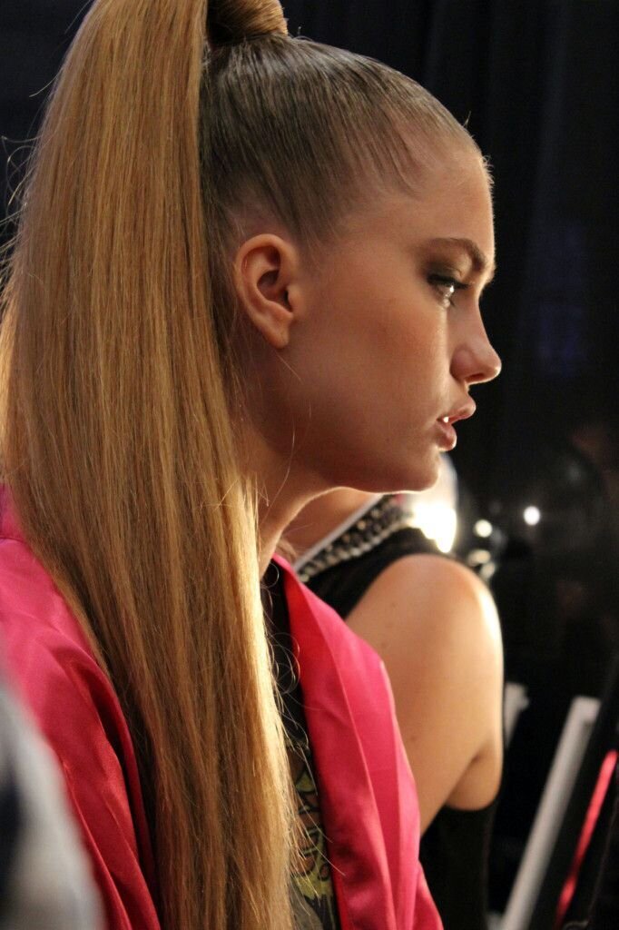 ponytail with clip in hair extensions