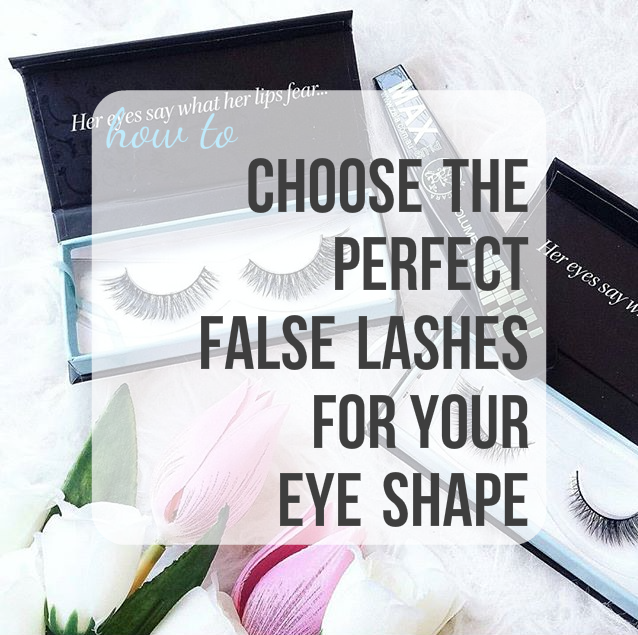 how to choose the perfect false lashes for your eye shape
