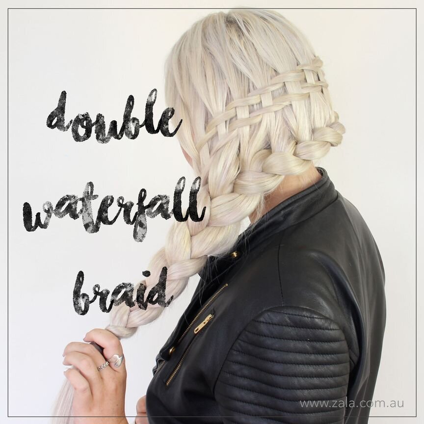 double waterfall braid