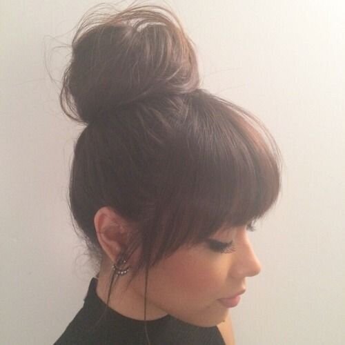 how to high bun with clip in hair extensions