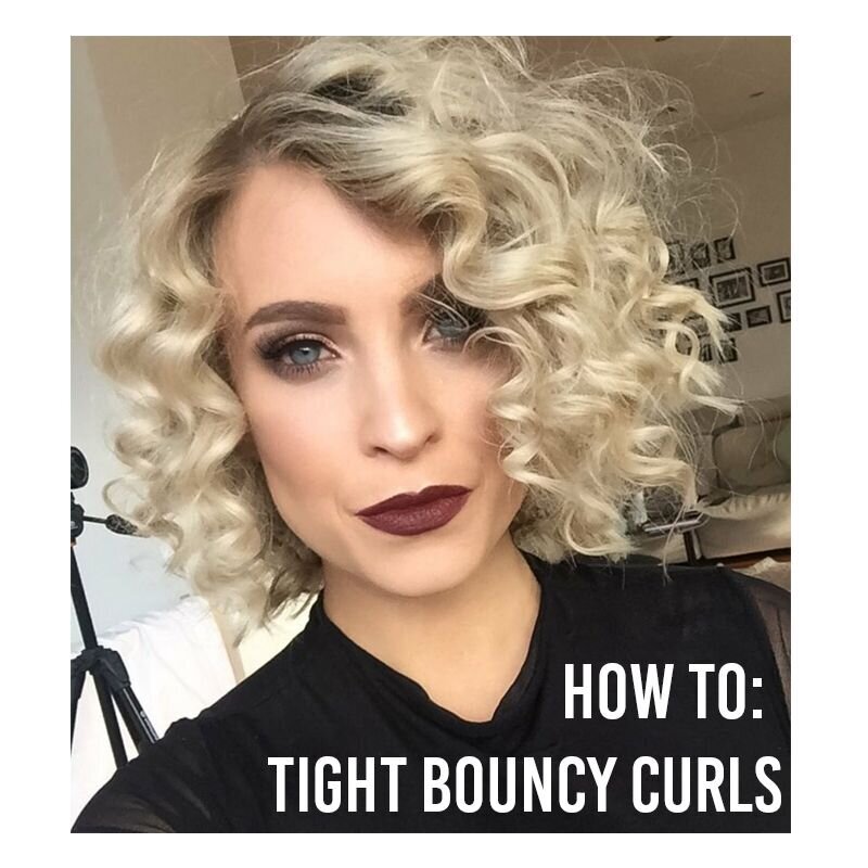 how to get tight bouncy curls