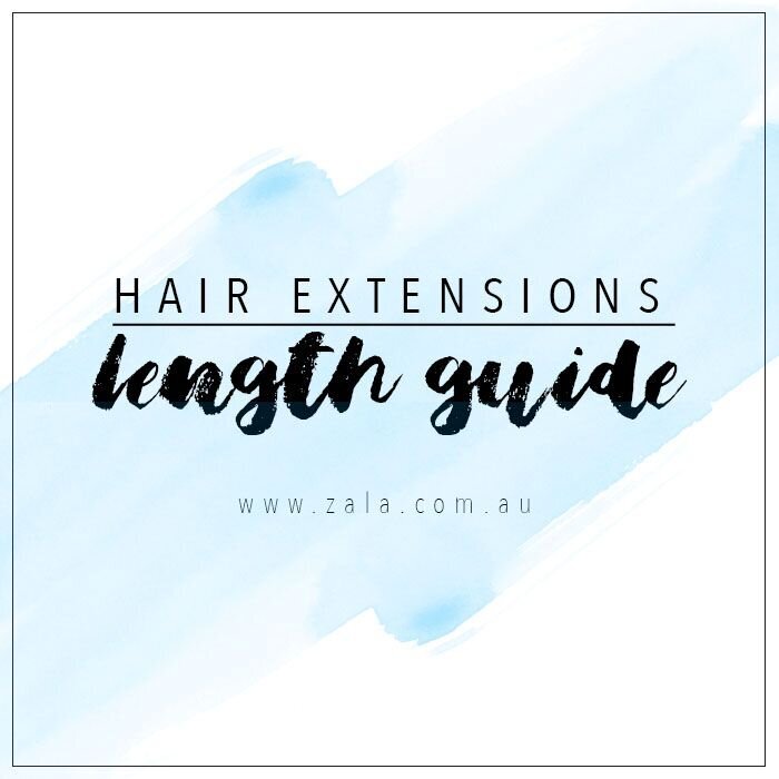 hair extensions length guide