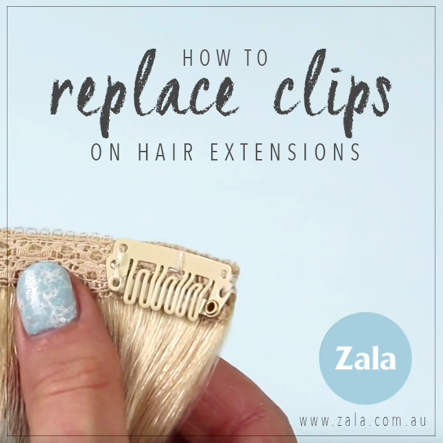 How to Replace Clips on Hair Extensions