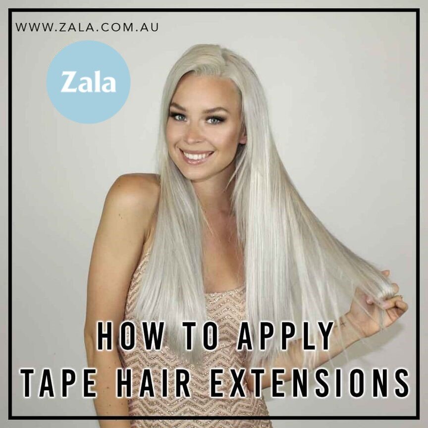 Our Guide to Applying Tape Hair Extensions