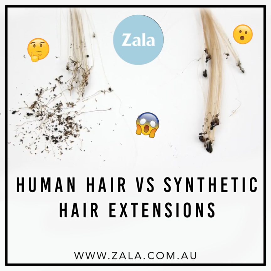 Human Hair vs Synthetic Hair Extensions