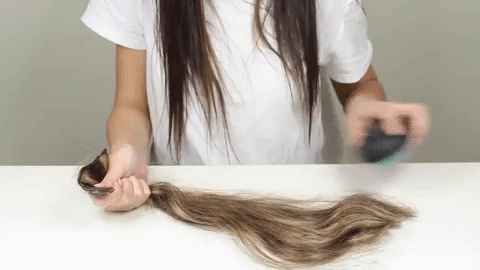 comb through hair extensions
