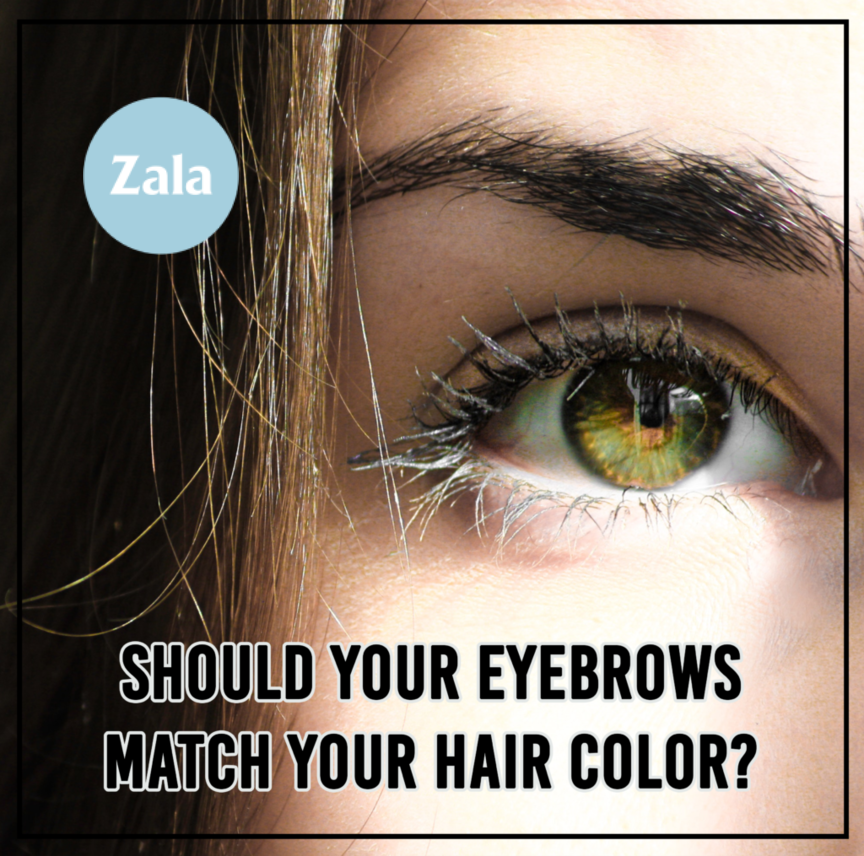 Should Your Eyebrows match your Haircolor