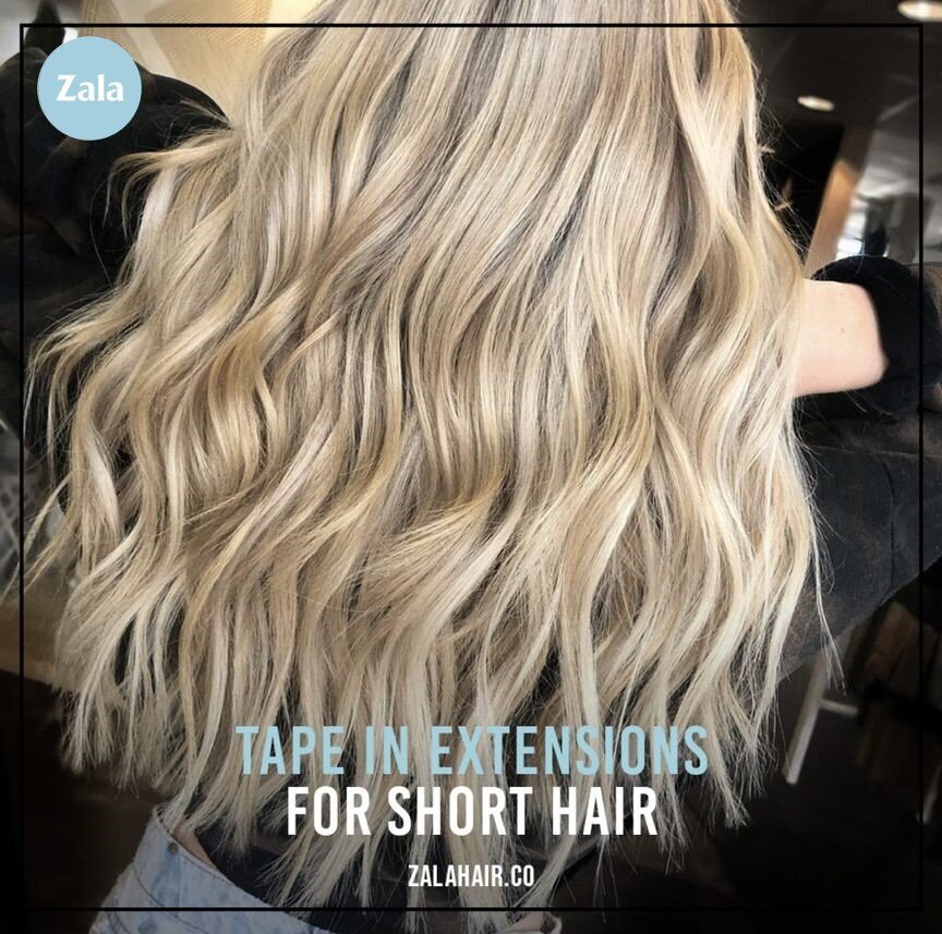 TAPE-IN EXTENSIONS FOR SHORT HAIR