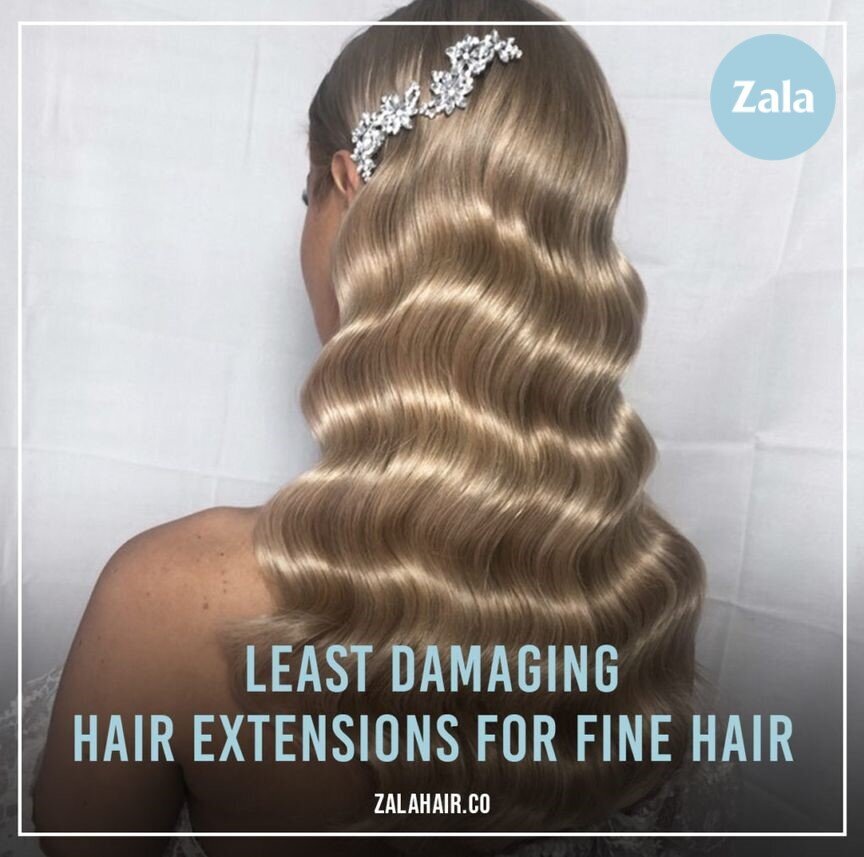 Least Damaging Extensions for Fine Hair