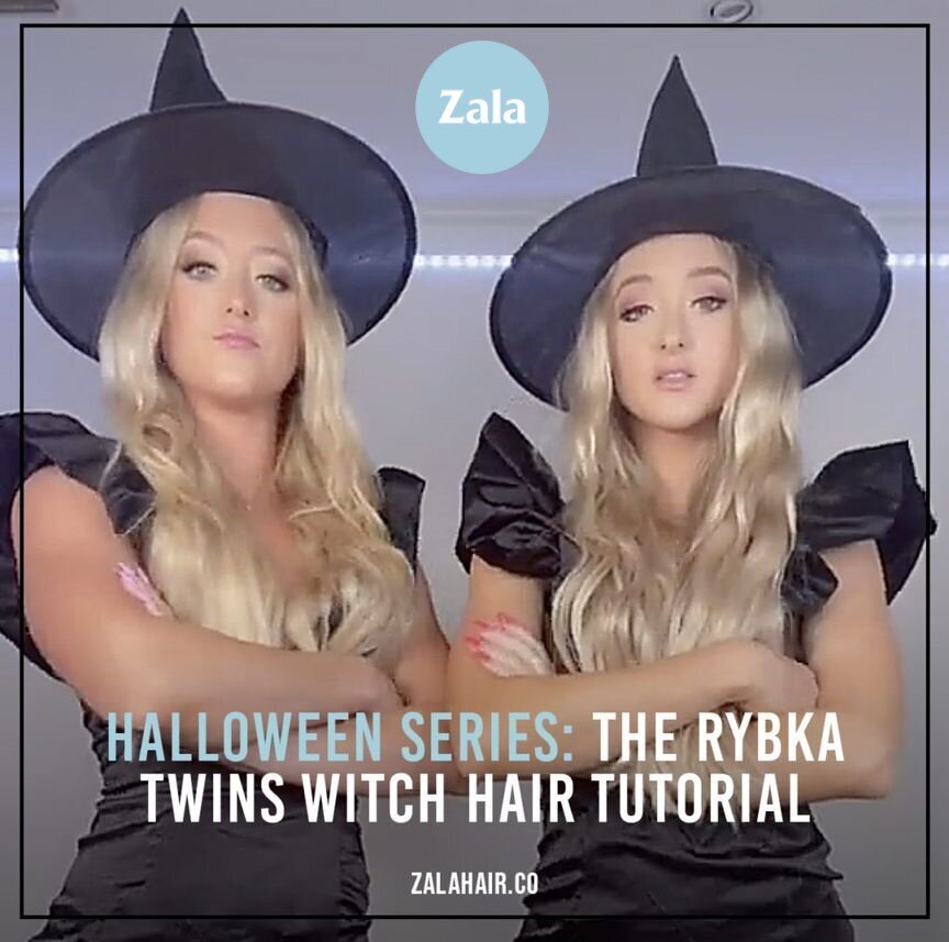Halloween Hair: The Rybka Twins Witch Hair Tutorial