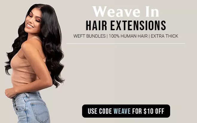 Weave in Hair Extensions Mobile banner